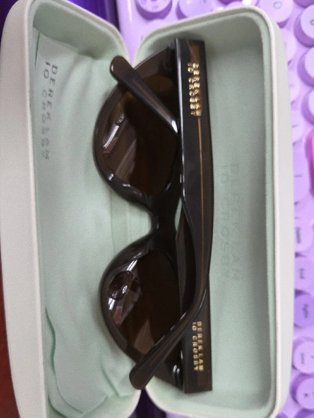 Derek Lam Brown Cat-Eye Sunglasses